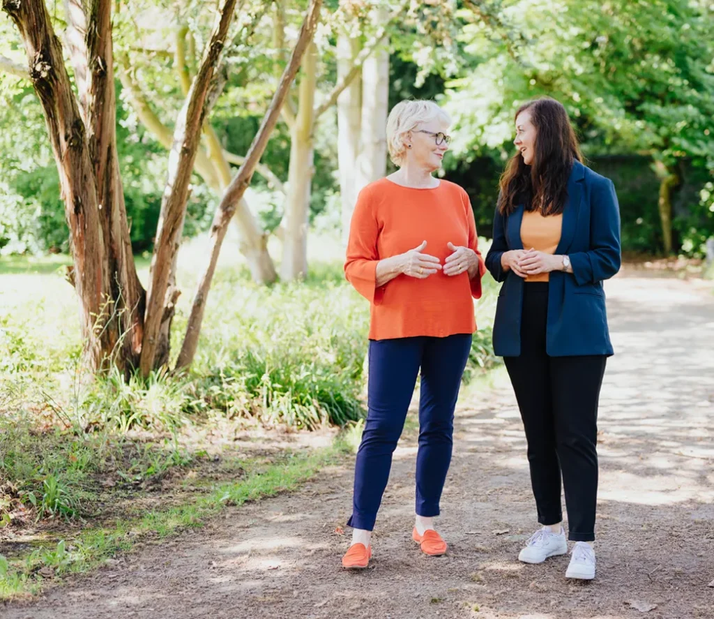 Jutta Grebing beim Einzelcoaching